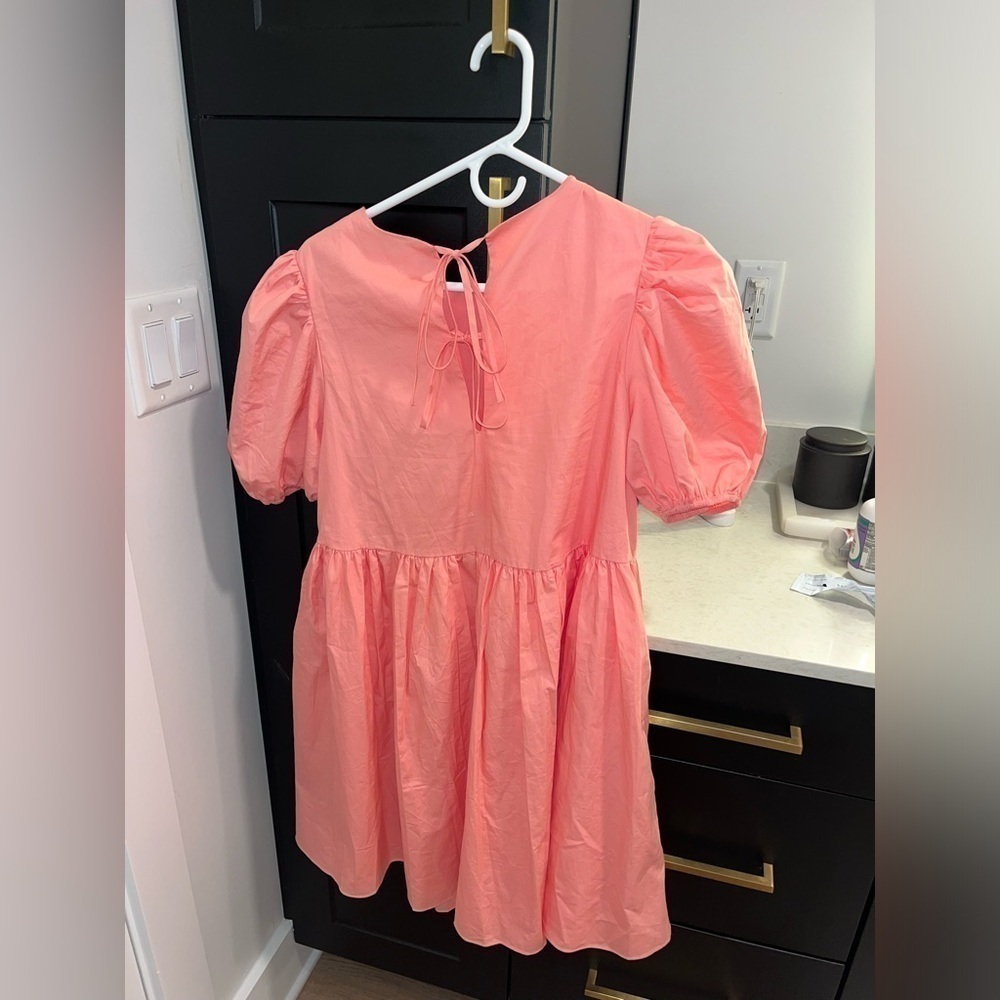 NWT Tuckernuck Hyacinth House Coral Allie Mini Dress size xSmall - Picture 5 of 5